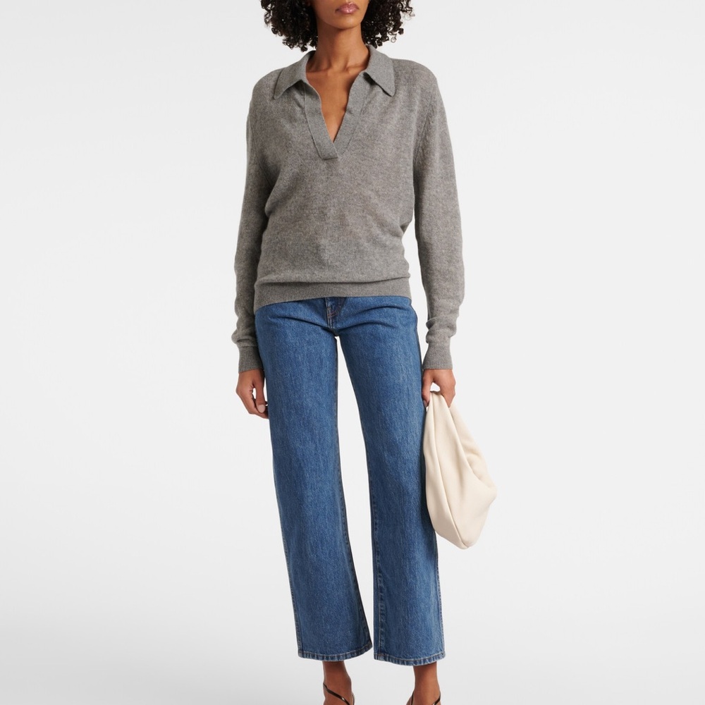 KHAITE Jo cashmere-blend sweater